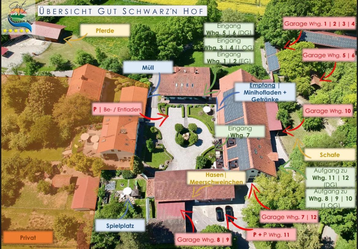 Gut Schwarz-N Hof Ferienwohnungen Bad Griesbach  Exterior photo